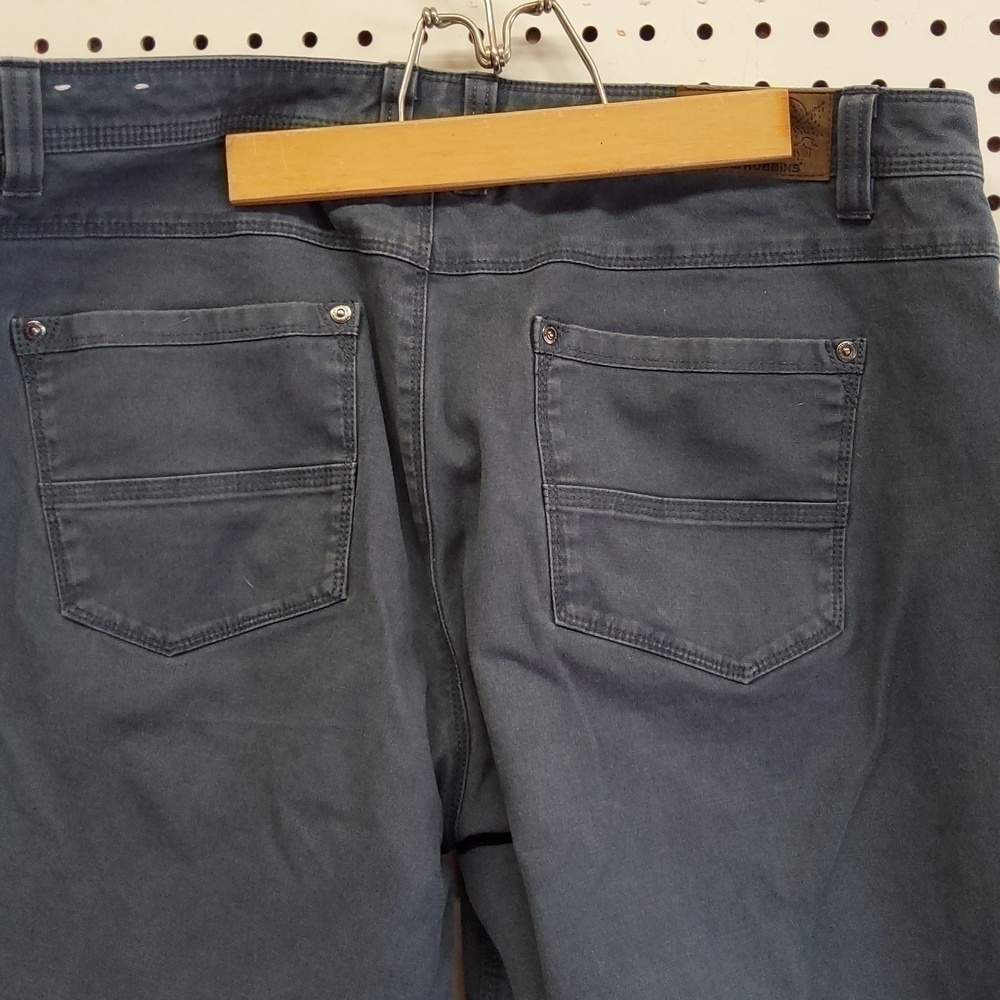 ROYAL Robbins pants women's size 14 regular EUC blue straight leg - Picture 4 of 8